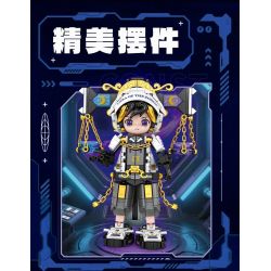 minGDi LEIBAO 8832 Zodiac Sign Xếp hình lắp ráp ghép mô hình Mười hai cung hoàng đạo của thế hệ sáng tạo: Thiên Bình