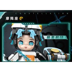 minGDi LEIBAO 8835 Zodiac Sign Xếp hình lắp ráp ghép mô hình Mười hai cung hoàng đạo của thế hệ sáng tạo: Ma Kết