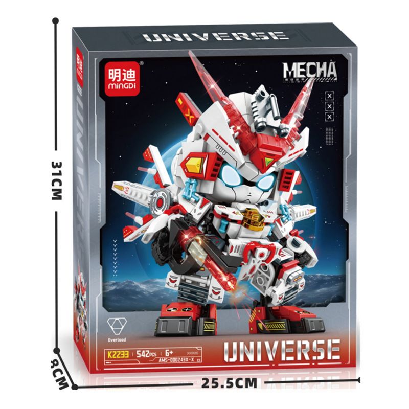 minGDi LEIBAO K2233 Xếp hình lắp ráp ghép mô hình Mecha