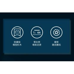 Sluban M38-B1587 J-50S Xếp hình lắp ráp ghép mô hình Khu vực chơi mô hình: Máy bay chiến đấu tàng hình thế hệ thứ sáu của J-50s 1:44