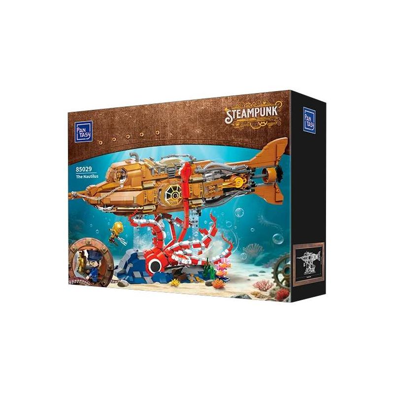 Pantasy 85029 Steampunk The Nautilus Xếp hình lắp ráp ghép mô hình Steampunk: Nautilus