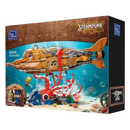 Pantasy 85029 Steampunk The Nautilus Xếp hình lắp ráp ghép mô hình Steampunk: Nautilus