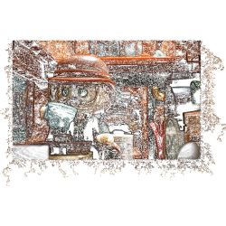 Pantasy 85029 Steampunk The Nautilus Xếp hình lắp ráp ghép mô hình Steampunk: Nautilus