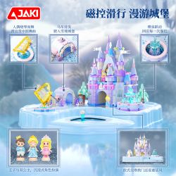 JAKI AK029 Xếp hình lắp ráp ghép mô hình Lâu đài băng và tuyết