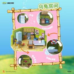 AREA-X AB0089 Xếp hình lắp ráp ghép mô hình SpongeBob: Nhà đá của Patrick