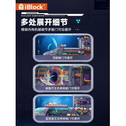 IBLOCK IB1202 1202 LINH HỒN QUỐC GIA TĂNG CỦA VŨ KHÍ HẠNG NẶNG TÀU NGẦM CHẠY BẰNG NĂNG LƯỢNG HẠT NHÂN bộ đồ chơi xếp lắp ráp ghép mô hình Military Army NUCLEAR SUBMARINE Quân Sự Bộ Đội