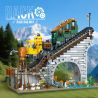 JIESTAR 59164 Rack Railway Xếp hình lắp ráp ghép mô hình giá đường sắt