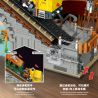 JIESTAR 59164 Rack Railway Xếp hình lắp ráp ghép mô hình giá đường sắt