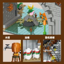 JIESTAR 59164 Rack Railway Xếp hình lắp ráp ghép mô hình giá đường sắt JIESTAR 59164 Rack Railway Xếp hình lắp ráp ghép mô hình giá đường sắt