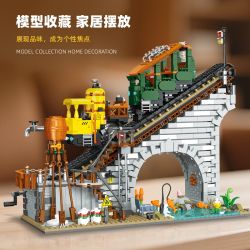 JIESTAR 59164 Rack Railway Xếp hình lắp ráp ghép mô hình giá đường sắt JIESTAR 59164 Rack Railway Xếp hình lắp ráp ghép mô hình giá đường sắt
