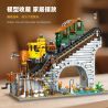 JIESTAR 59164 Rack Railway Xếp hình lắp ráp ghép mô hình giá đường sắt