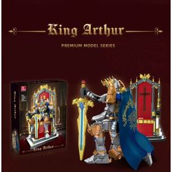 JIESTAR JJ9220 Xếp hình lắp ráp ghép mô hình Hiệp sĩ bàn tròn Vua Arthur