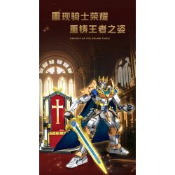JIESTAR JJ9220 Xếp hình lắp ráp ghép mô hình Hiệp sĩ bàn tròn Vua Arthur