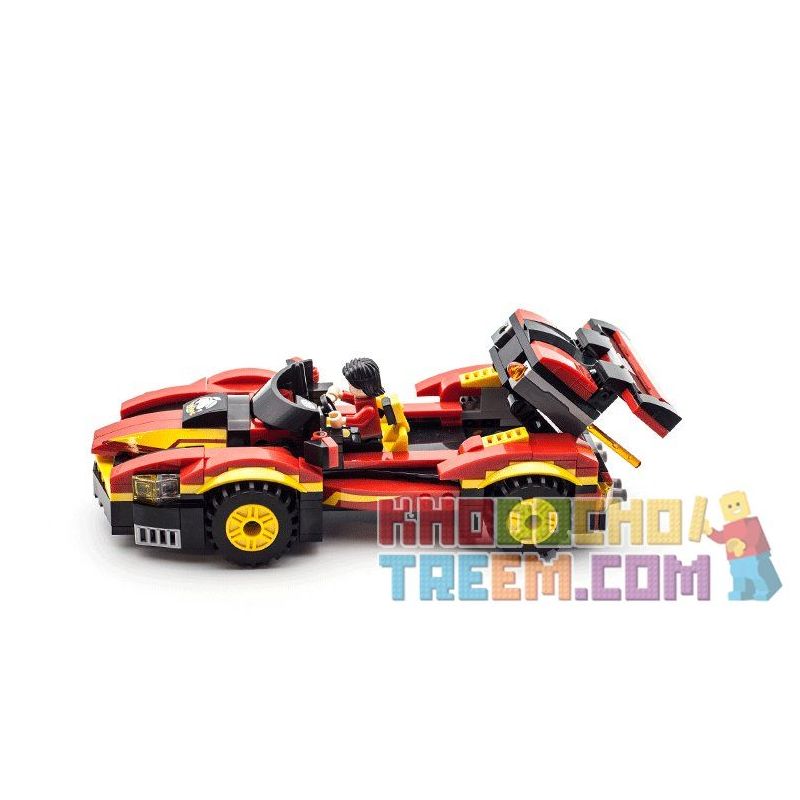 Enlighten 1914 Qman 1914 non  NGĂN CHẶN ĐUA XE BẰNG TRỰC THĂNG bộ đồ chơi xếp lắp ráp ghép mô hình Police POLICE BATTLE FORCE Cảnh Sát 405 khối