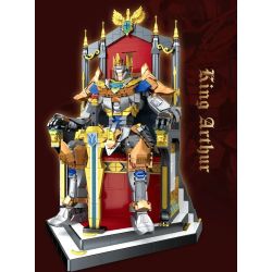 JIESTAR JJ9220 Xếp hình lắp ráp ghép mô hình Hiệp sĩ bàn tròn Vua Arthur