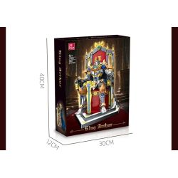 JIESTAR JJ9220 Xếp hình lắp ráp ghép mô hình Hiệp sĩ bàn tròn Vua Arthur