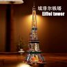 Jiqi JQ1124 Iron Tower Xếp hình lắp ráp ghép mô hình Steampunk: Tháp Eiffel