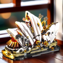 Jiqi JQ1125 Sydney Opera House Xếp hình lắp ráp ghép mô hình Steampunk: Nhà hát Opera Sydney Jiqi JQ1125 Sydney Opera House Xếp hình lắp ráp ghép mô hình Steampunk: Nhà hát Opera Sydney