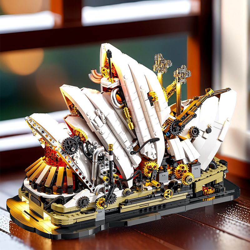 Jiqi JQ1125 Sydney Opera House Xếp hình lắp ráp ghép mô hình Steampunk: Nhà hát Opera Sydney Jiqi JQ1125 Sydney Opera House Xếp hình lắp ráp ghép mô hình Steampunk: Nhà hát Opera Sydney