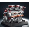 12GO 95008 Xếp hình lắp ráp ghép mô hình động cơ xe tăng hổ