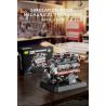 12GO 95008 Xếp hình lắp ráp ghép mô hình động cơ xe tăng hổ