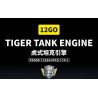 12GO 95008 Xếp hình lắp ráp ghép mô hình động cơ xe tăng hổ