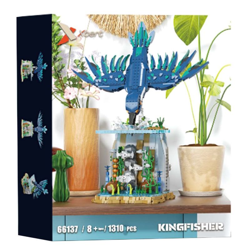 Xbert 66137 Xếp hình lắp ráp ghép mô hình chim bói cá