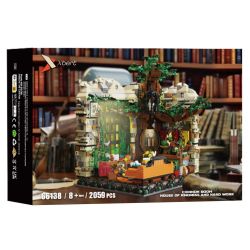 Xbert 66138 Xếp hình lắp ráp ghép mô hình Phòng sinh hoạt chung của Nhà Hufflepuff