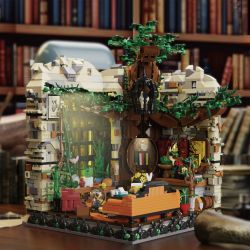 Xbert 66138 Xếp hình lắp ráp ghép mô hình Phòng sinh hoạt chung của Nhà Hufflepuff