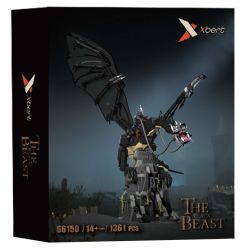 Xbert 66150 Xếp hình lắp ráp ghép mô hình Vua phù thủy rồng đen và thú cưỡi của ông ta