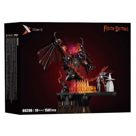 Xbert 66206 Xếp hình lắp ráp ghép mô hình Balrog quỷ lửa