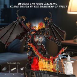 Xbert 66206 Xếp hình lắp ráp ghép mô hình Balrog quỷ lửa