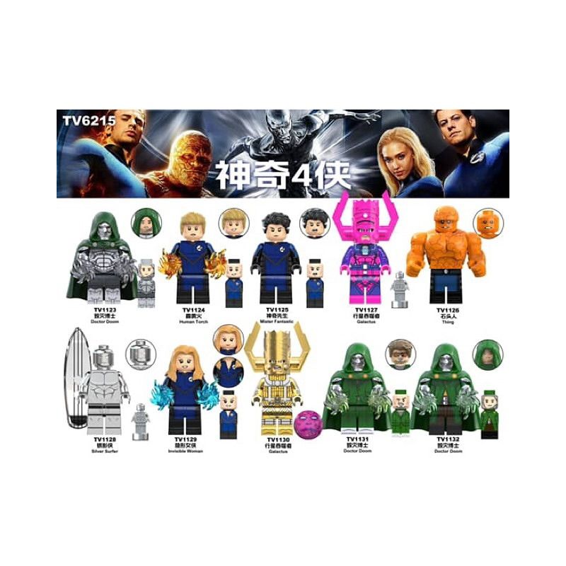 TV TV6215 TV TV1123 TV TV1124 TV TV1125 TV TV1126 TV TV1127 TV TV1128 TV TV1129 TV TV1130 TV TV1131 TV TV1132 The Fantastic Four Xếp hình lắp ráp ghép mô hình Fantastic Four Minifigures 10 loại TV TV6215 TV TV1123 TV TV1124 TV TV1125 TV TV1126 TV TV1127 TV TV1128 TV TV1129 TV TV1130 TV TV1131 TV TV1132 The Fantastic Four Xếp hình lắp ráp ghép mô hình Fantastic Four Minifigures 10 loại