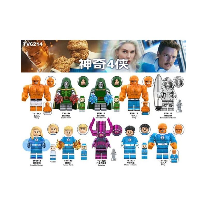 TV TV6214 TV TV1113 TV TV1114 TV TV1115 TV TV1116 TV TV1117 TV TV1118 TV TV1119 TV TV1120 TV TV1121 TV TV1122 The Fantastic Four Xếp hình lắp ráp ghép mô hình Fantastic Four Minifigures 10 loại TV TV6214 TV TV1113 TV TV1114 TV TV1115 TV TV1116 TV TV1117 TV TV1118 TV TV1119 TV TV1120 TV TV1121 TV TV1122 The Fantastic Four Xếp hình lắp ráp ghép mô hình Fantastic Four Minifigures 10 loại