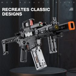Reobrix 77025 MCX Assault Rifle Xếp hình lắp ráp ghép mô hình súng trường tấn công MCX