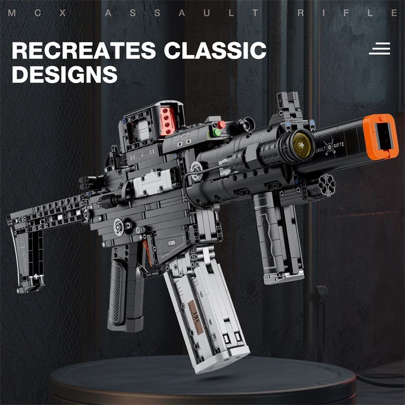 Reobrix 77025 MCX Assault Rifle Xếp hình lắp ráp ghép mô hình súng trường tấn công MCX