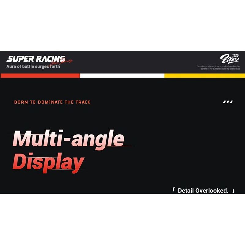 EIKEE Y26001 Xếp hình lắp ráp ghép mô hình Xe lưới 499P 16