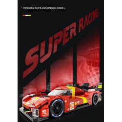 EIKEE Y26001 Xếp hình lắp ráp ghép mô hình Xe lưới 499P 16