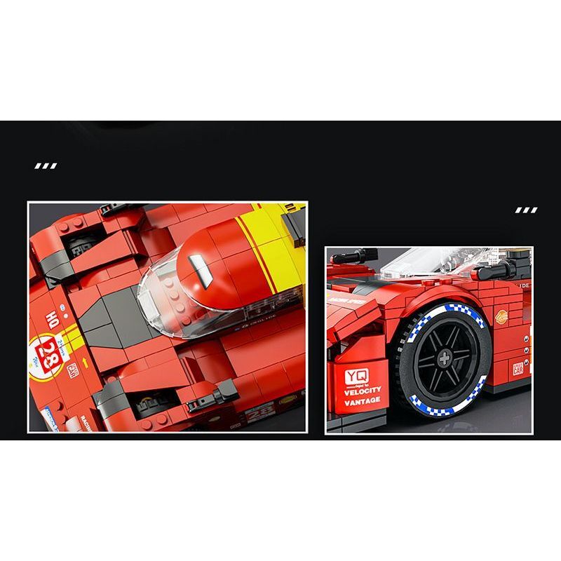 EIKEE Y26001 Xếp hình lắp ráp ghép mô hình Xe lưới 499P 16