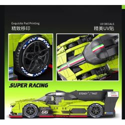 EIKEE Y26003 Xếp hình lắp ráp ghép mô hình Xe ô tô Lamborghini SC63 16 lưới