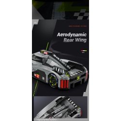 EIKEE Y26004 Xếp hình lắp ráp ghép mô hình Xe ô tô lưới BZ9X3 16