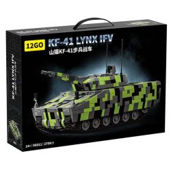 12GO 96011 KF-41 Lynx IFV Xếp hình lắp ráp ghép mô hình Xe chiến đấu bộ binh KF41 Lynx Lynx