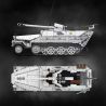 QUANGUAN 100319 Xếp hình lắp ráp ghép mô hình Sd.Kfz.251 22 Xe bọc thép nửa bánh 1:28