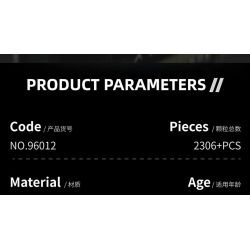 12GO 96012 Leopard 2A8 Xếp hình lắp ráp ghép mô hình Xe tăng chiến đấu chủ lực Leopard 2A8