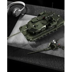 12GO 96012 Leopard 2A8 Xếp hình lắp ráp ghép mô hình Xe tăng chiến đấu chủ lực Leopard 2A8