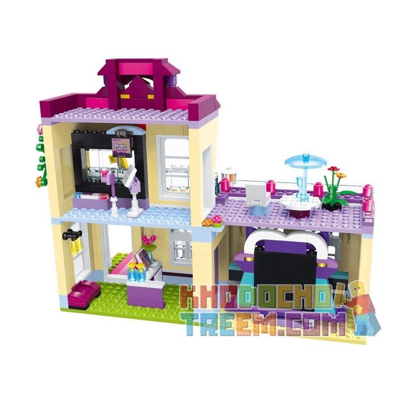 Enlighten 2007 Qman 2007 non  TRUNG TÂM ĐÀO TẠO NGÔI SAO CHERRY bộ đồ chơi xếp lắp ráp ghép mô hình  CHERRY STAR TRAINING CENTER Các Bạn Gái 729 khối