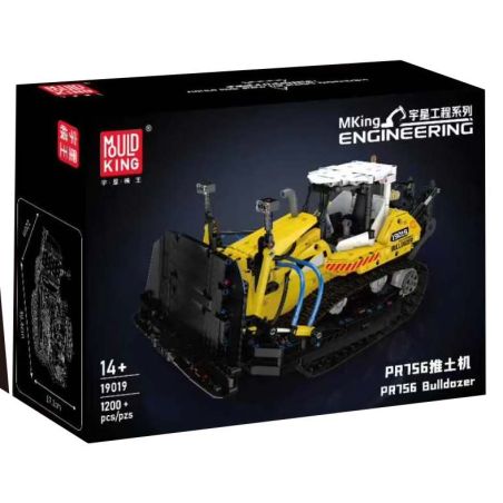 MouldKing 19019 Xếp hình lắp ráp ghép mô hình máy ủi PR756