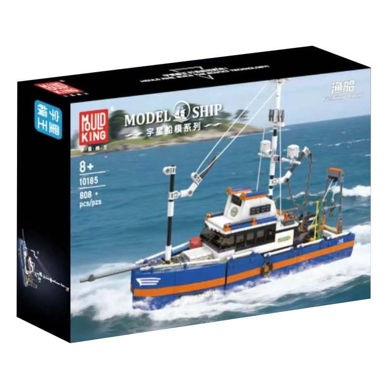MouldKing 10185 Xếp hình lắp ráp ghép mô hình thuyền đánh cá