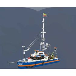 MouldKing 10185 Xếp hình lắp ráp ghép mô hình thuyền đánh cá