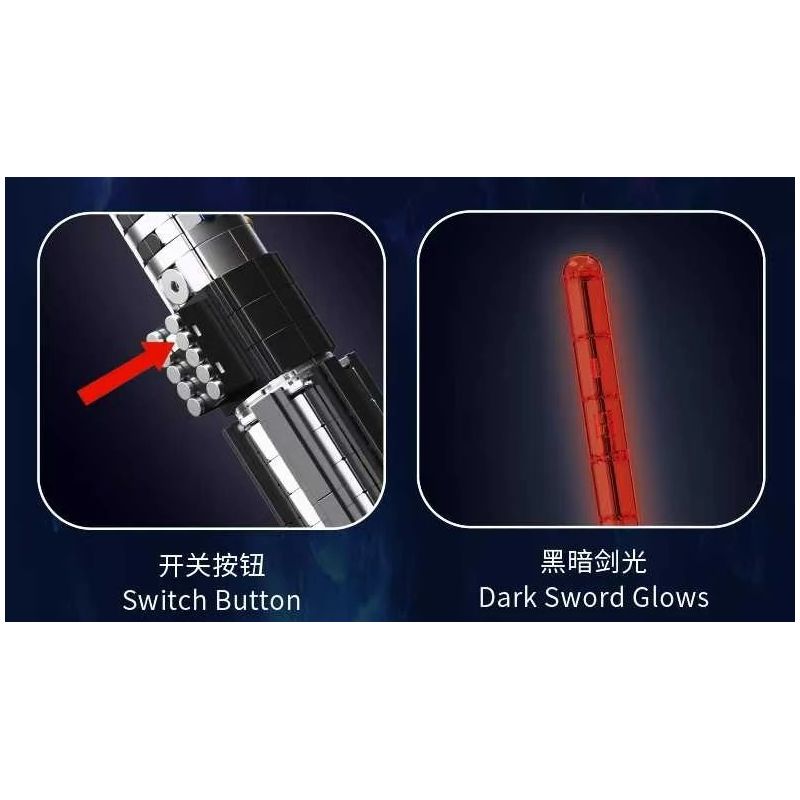 MouldKing 10237 Xếp hình lắp ráp ghép mô hình Thanh kiếm ánh sáng của Vader